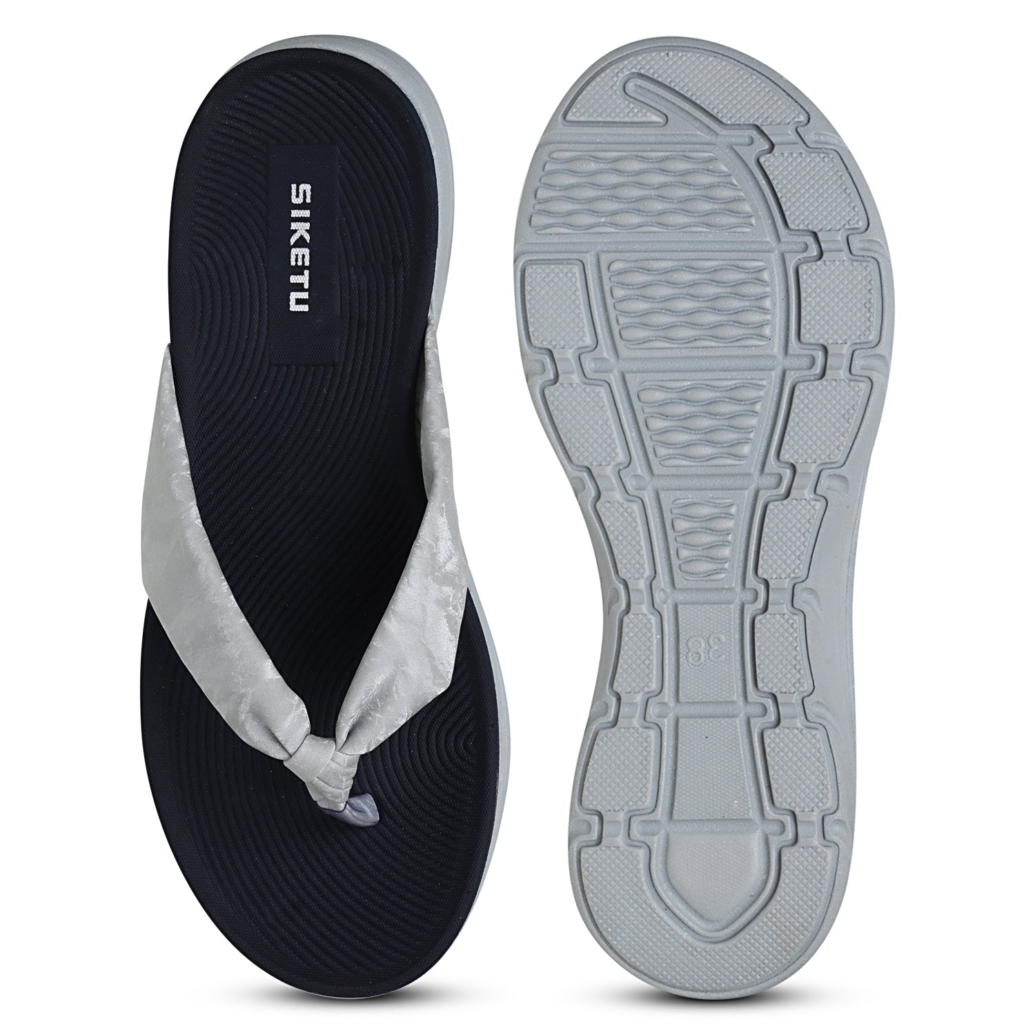 GREY Velvet comfort sandal