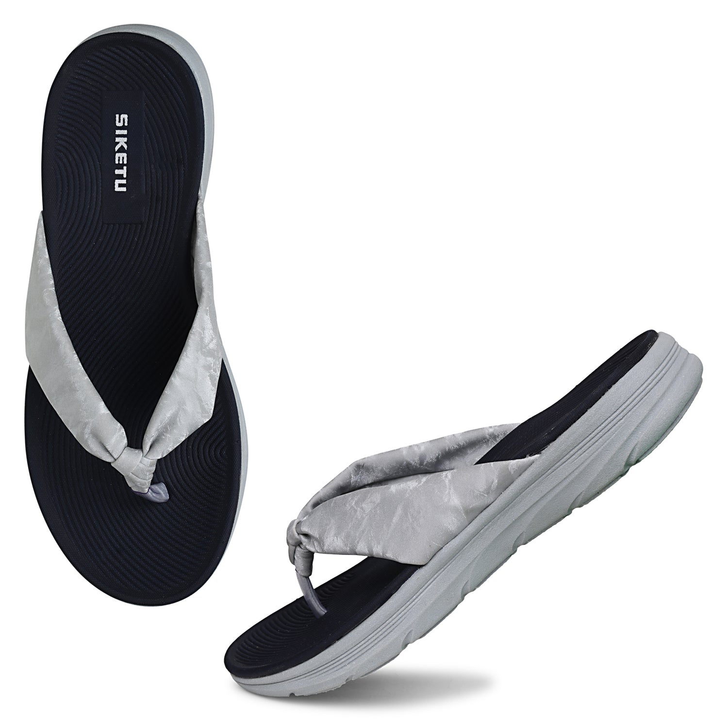 GREY Velvet comfort sandal